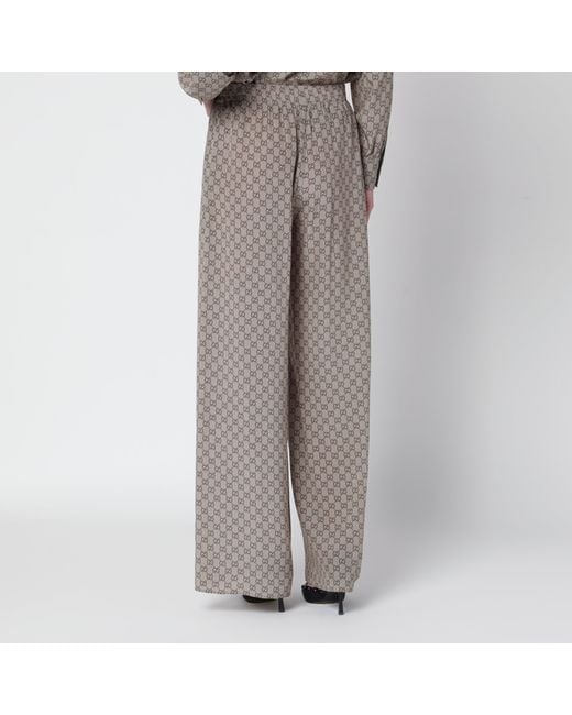 Gucci Gray Leisure Trousers