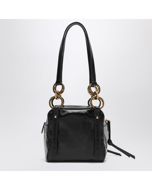 Prada Mini Dangle Handbag in Black | Lyst UK