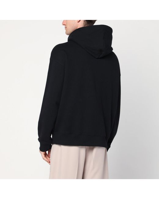 AWAKE NY Black Cotton Sweatshirt With Logo for men