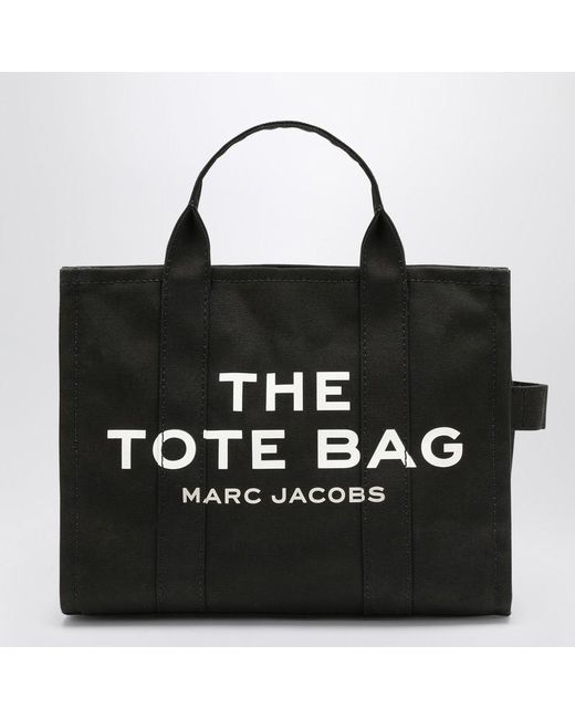 Medium tote bag nera in canvas di Marc Jacobs in Black