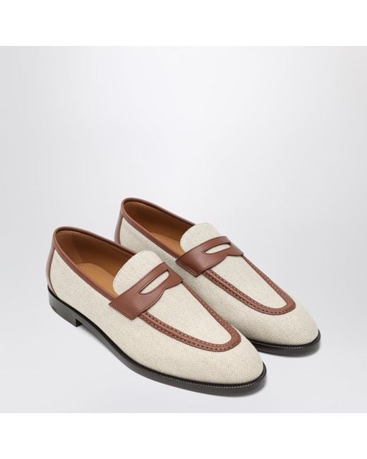 Loro Piana Natural Sergio Loafers