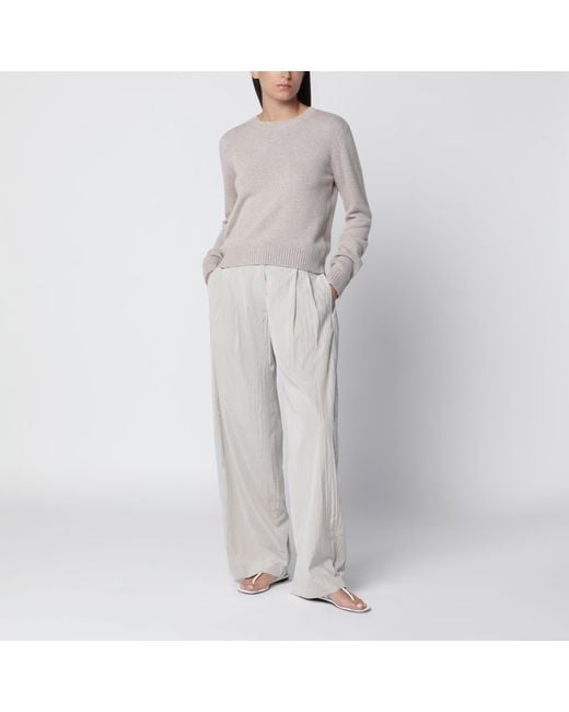 Lisa Yang Gray Mable Crewneck Sweater