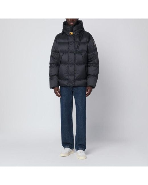 Piumino con cappuccio cloud di Parajumpers in Blue da Uomo