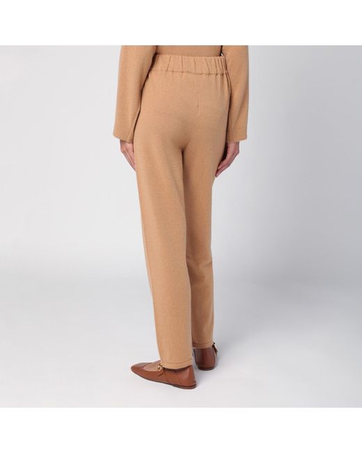 Erika Cavallini Semi Couture Natural Stella Beige Trousers