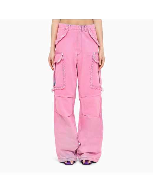 DARKPARK Acid Cargo Jeans in Pink Lyst
