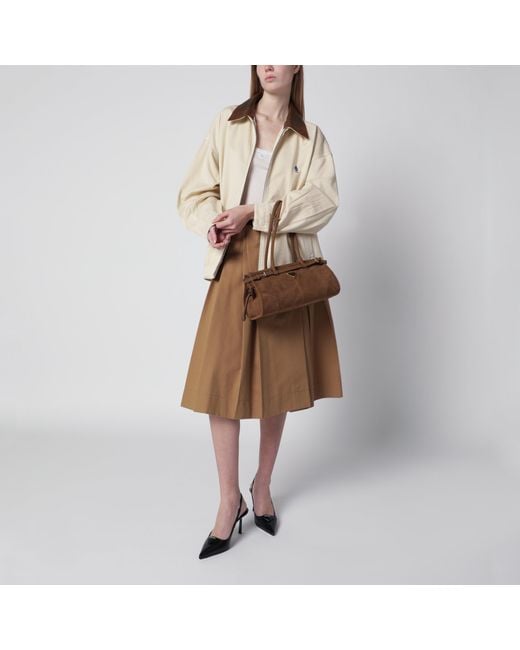 Prada Brown Handbag Bonnie Medium