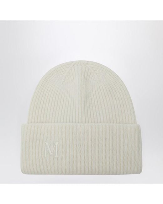 Max Mara White Cashmere Beanie