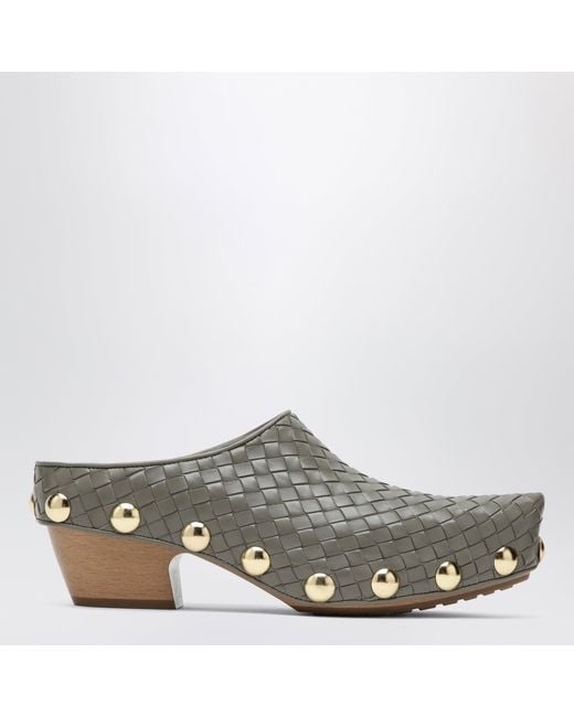 Bottega Veneta Gray Gondola Clogs