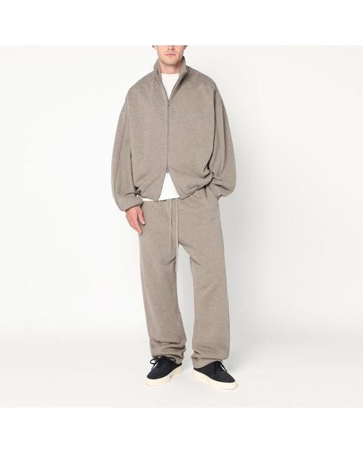 Pantaloni jogging in misto cotone di Fear Of God in Gray da Uomo