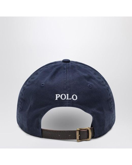 Cappello da baseball navy con logo di Polo Ralph Lauren in Blue da Uomo