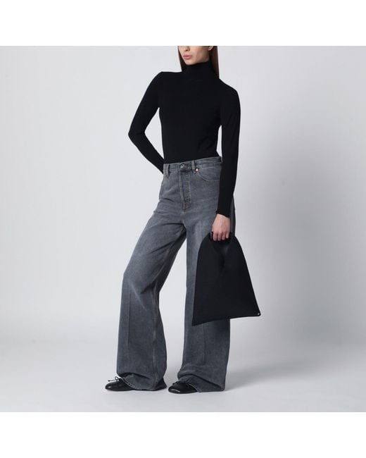 MM6 by Maison Margiela Black Mm6 Japanese Small Bag