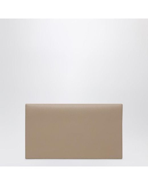 Pochette uptown cassandre beige di Saint Laurent in Natural