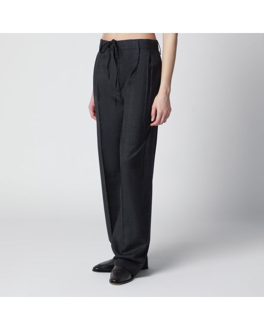 Pantalone Grigio di Prada in Black