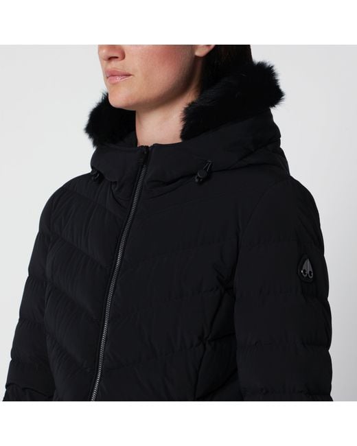 Moose Knuckles Black Roselawn Nylon Jacket