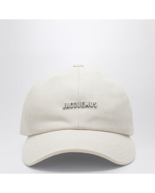 Cappello da baseball con logo di Jacquemus in White