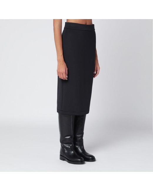 Moncler x Edward Enninful Black Pencil Skirt