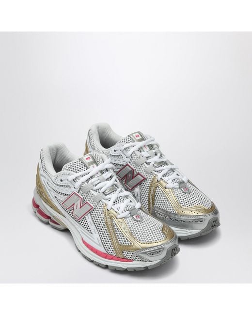 New Balance Sneaker 1906r Silver Metallic/dragon Berry/white