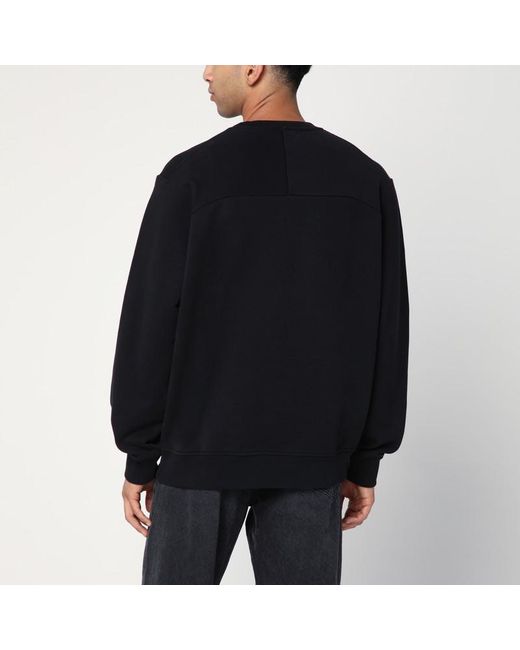 Givenchy Black Crew Neck Cotton Sweatshirt for men
