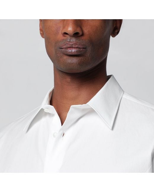 Camicia Slim di Auralee in Gray da Uomo