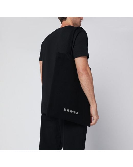 Rick Owens Black Canvas Shopper Bag for men