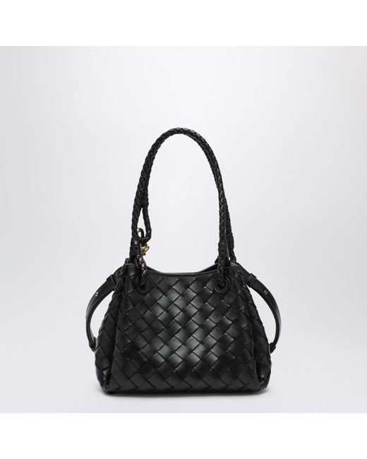 Bottega Veneta Black Small Parachute Bag