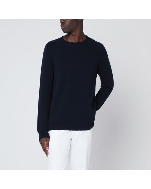 Tagliatore Blue Cashmere Sweater for men