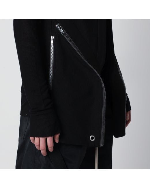Rick Owens Black Temple Waistcoat for men