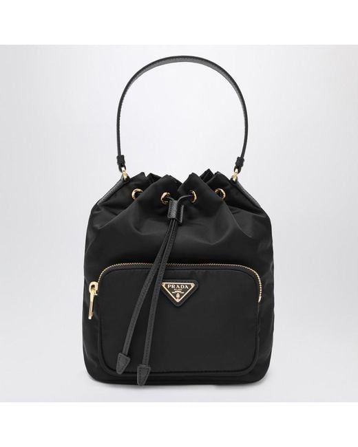 Seau Duet En Re-Nylon Prada en coloris Black