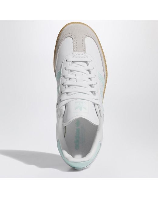 Adidas Originals White Samba Og Weiß/Aquamarin Sneaker