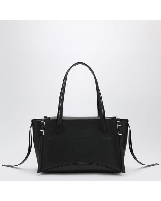 J.W. Anderson Black Elongated Loafer Cabas Bag