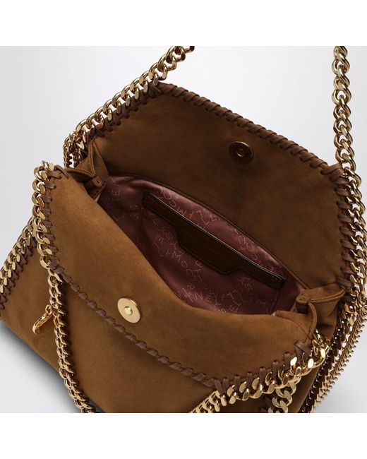 Stella McCartney Brown Mini Falabella Tote Bag