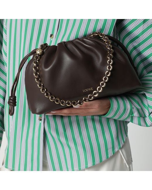 Loewe Black Flamenco Purse Medium Bag