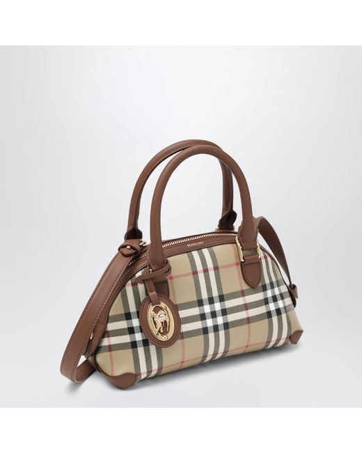 Burberry Natural Primrose Mini Top-Handle Bag