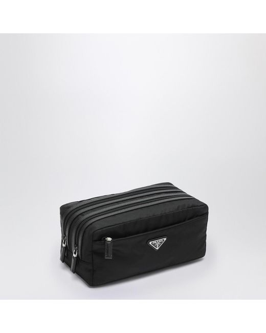 Prada Black Nylon Beauty Case for men