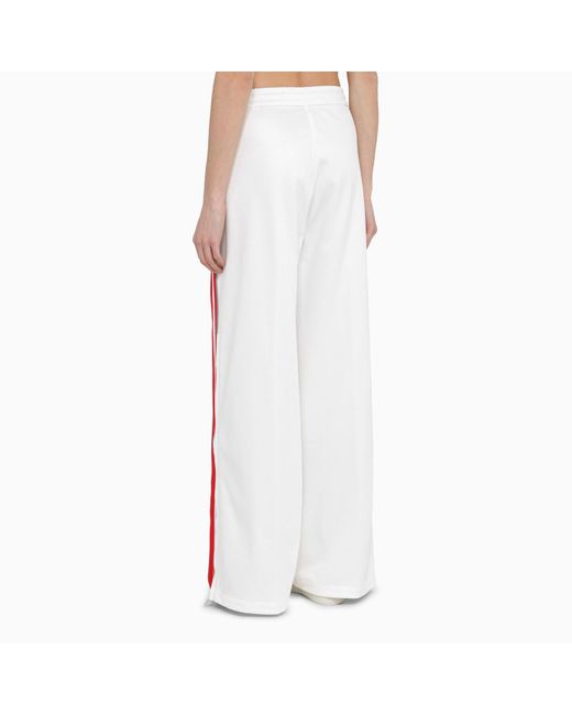 Gucci White /grey jogging Trousers In Technical Jersey