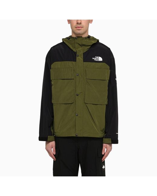 The North Face Green Tustin Forest Olive Jacket With Cargo Pockets for men