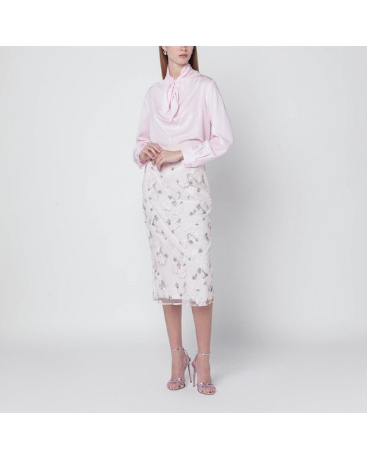 Max Mara Purple Blouse