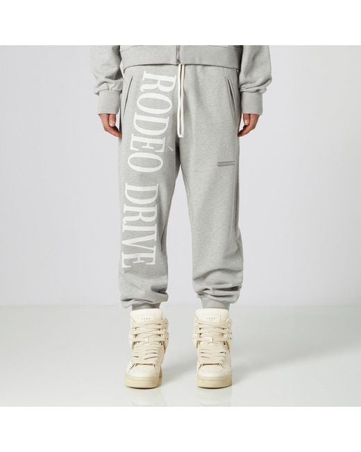 1989 STUDIO Gray Rodeo Melange Tracksuit Trousers for men