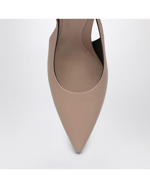 Escarpins Slingback Signorina Rose Clair Gucci en coloris Metallic