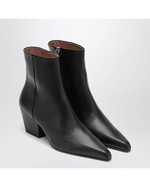 Paris Texas Black Jane Ankle Boots