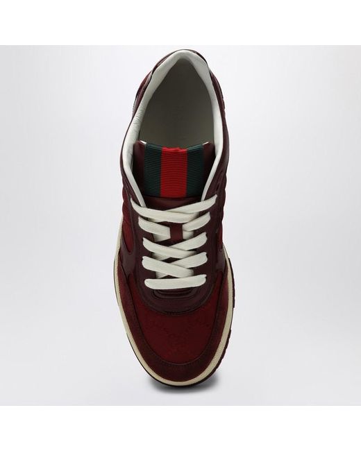 Basket Re-Web En Tissu Gg Gucci en coloris Brown