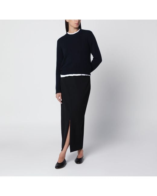 Lisa Yang Black Mable Crew-Neck Sweater