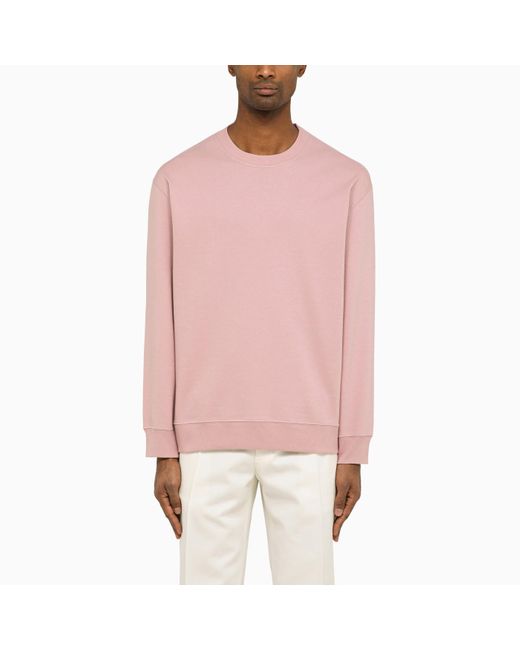 Brunello Cucinelli Pink Crewneck Sweater for men