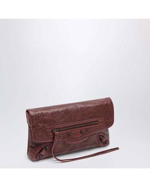 Balenciaga Red Le City Pouch
