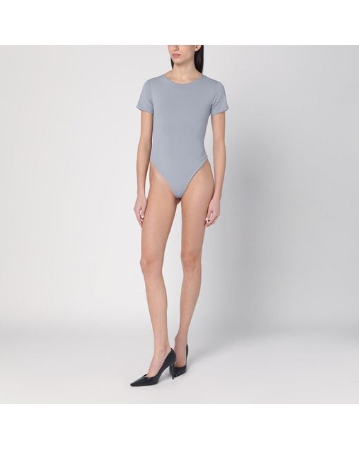 Entire studios Blue Nylon-Blend Bodysuit