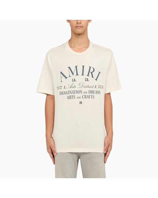 Amiri Natural Arts District T-shirt for men