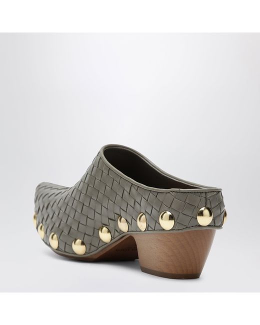 Bottega Veneta Gray Gondola Clogs
