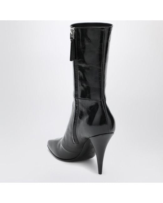 Givenchy Black Sliced Square Tape Ankle Boots