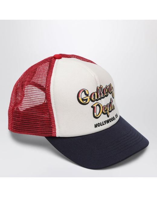 GALLERY DEPT. White Baseball Cap With Logo Print for men