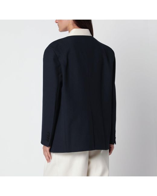 Source Unknown Blue Suki Single-Breasted Jacket